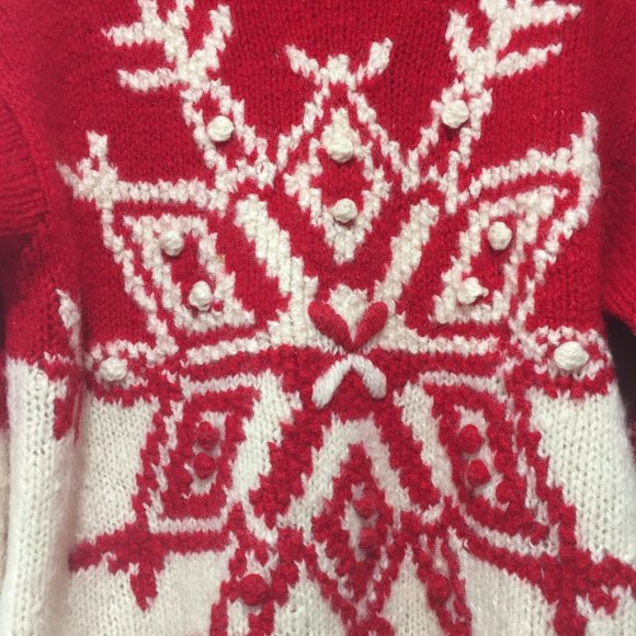 VINTAGE EXPRESS TRICOT CHUNKY KNIT WOOL SWEATERS SIZE M - Picture 7 of 8